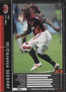 Amazon.co.jp: WCCF/06-07/ACミラン/黒/285/クラレンス・セードルフ